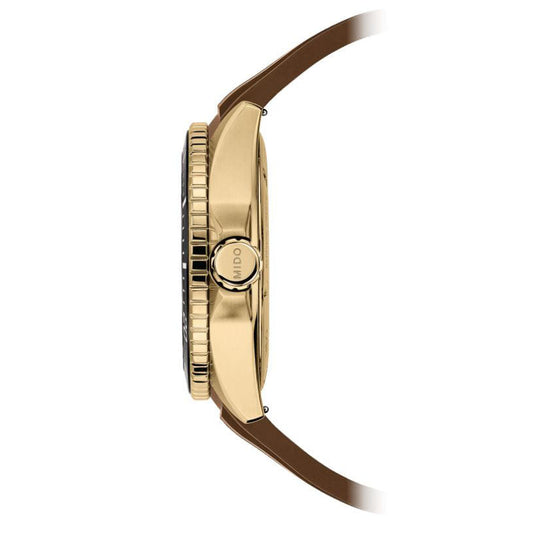 Mido Ocean Star GMT 44mm Zwart Automatisch Horloge van Staal met PVD-coating en Geelgoud M026.629.37.291.00