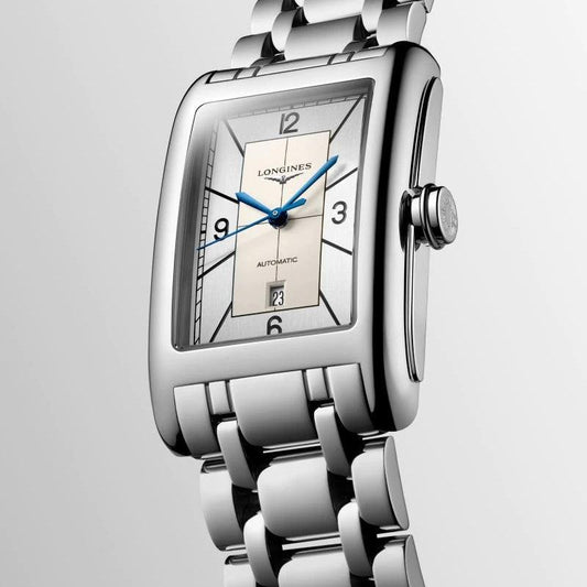 Longines DolceVita horloge 27,70 x 43,80 mm zilverkleurig automatisch uurwerk staal L5.757.4.73.6