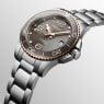 Longines HydroConquest 39mm Grijs Automatisch Stalen Horloge L3.780.3.78.6
