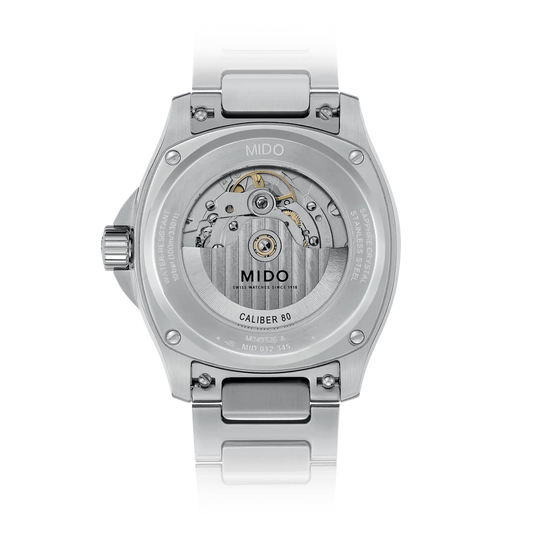 Mido horloge Multifort TV Big Date 40mm groen staal automatisch M049.526.11.091.00