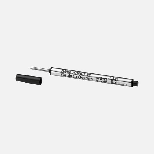 Montblanc 1 navulling voor rollerballsysteem zonder dop, medium zwart, Mystery Black tip M 128242