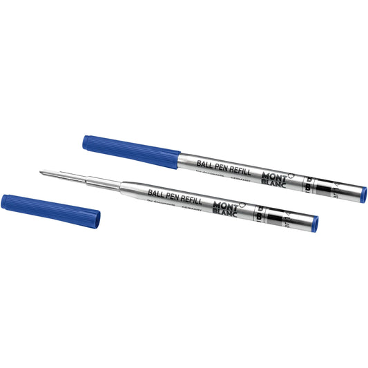 Montblanc 2 balpenvullingen B koningsblauw 128215