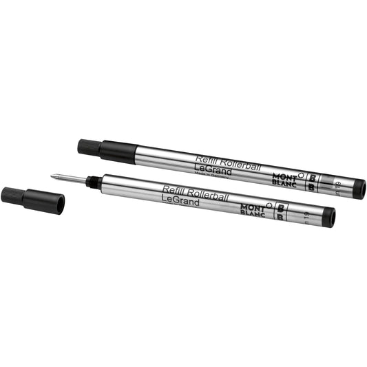 Montblanc 2 LeGrand Broad Mystery Black rollerball navullingen zwart 128226
