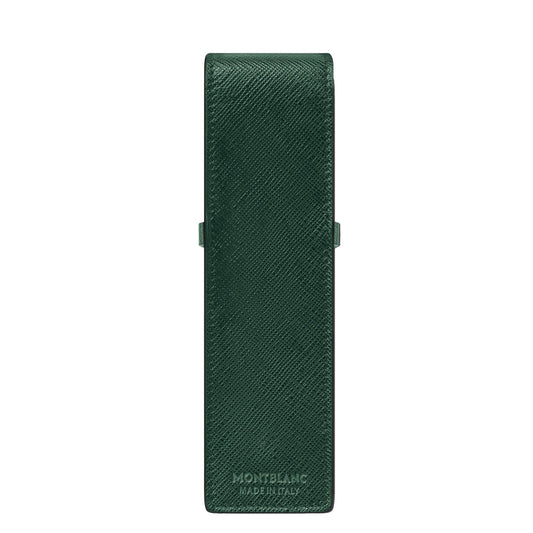 Montblanc etui voor 2 Montblanc Sartorial schrijfinstrumenten, groen, model 131205