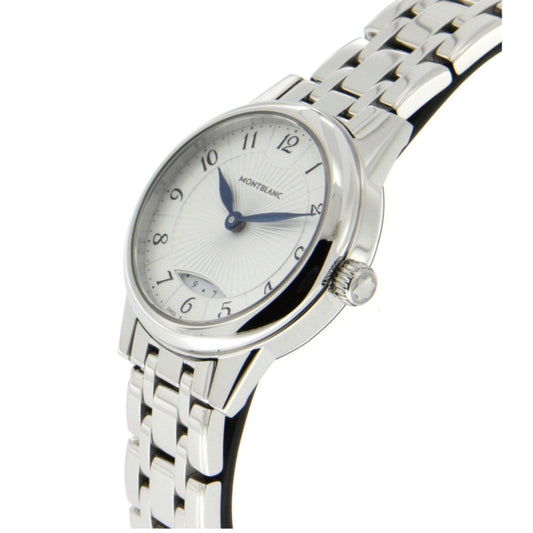 Montblanc horloge Bohème Date Lady 27mm zilver quartz staal 111207