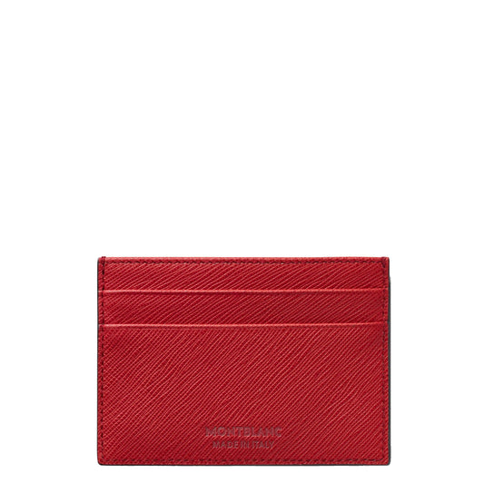 Montblanc Sartorial kaarthouder voor 5 bekers, rood, modelnummer 130831