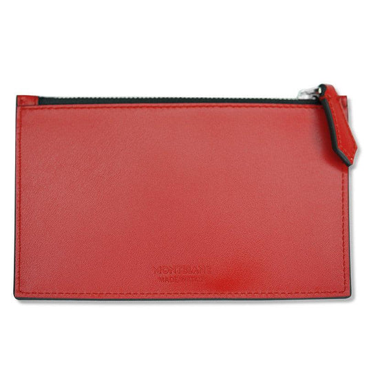 Montblanc kaarthouder met ritssluiting Meisterstück rood 129908