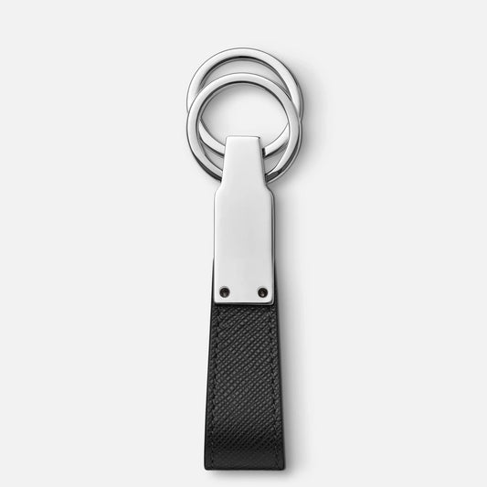 Montblanc Sartorial sleutelring met lus, zwart 130747