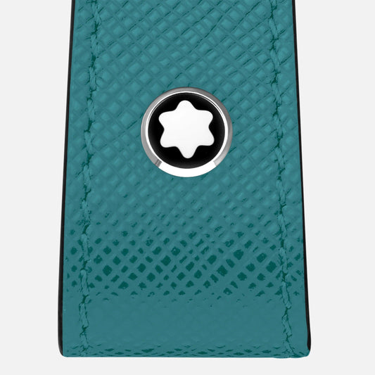 Montblanc Sartorial sleutelring met turquoise lus 131738