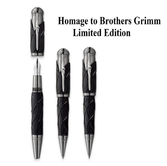 Montblanc set van 3 pennen Writers Edition2022 Fratelli Grimm (Vulpen + Roller + Balpen) Limited Edition 128367