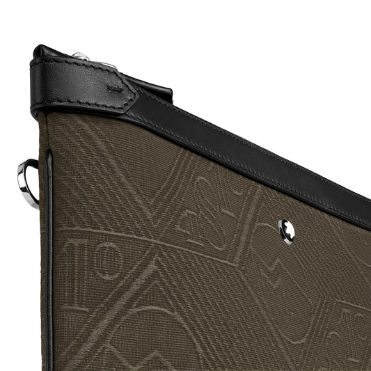 Montblanc clutch tas 4810 kaki groen 220262