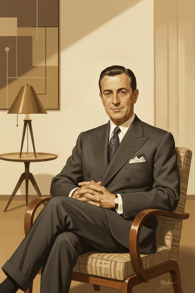 Umberto Mascagni — Designer dell'arredamento direzionale italiano anni '50