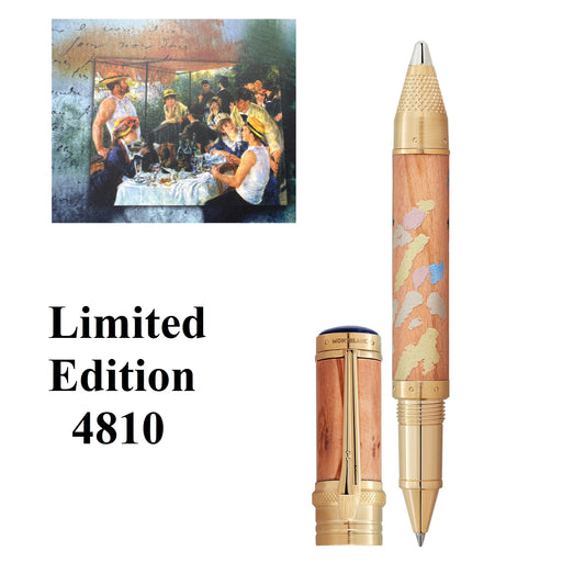 Montblanc rollerpen Masters of Art Hommage aan Pierre-Auguste Renoir Limited Edition 4810 stuks 132032