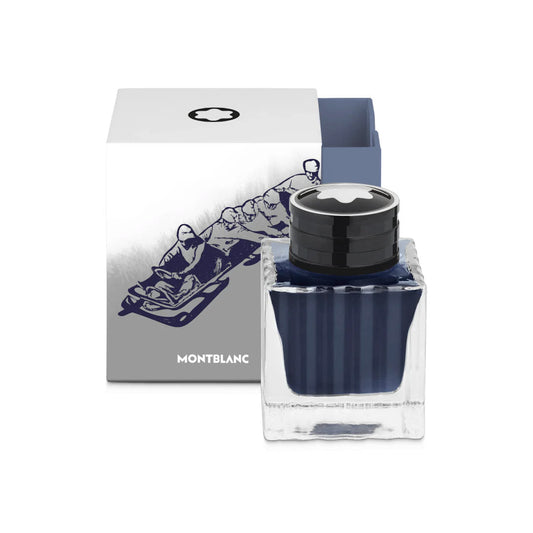 Montblanc inktpot 50ml Meisterstück x Olympic Heritage Chamonix 1924 blauw 132953