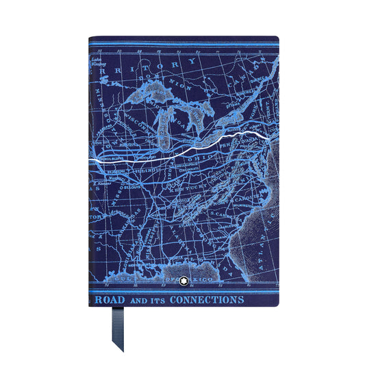 Montblanc notitieblok #146 gelinieerd Meisterstück Rond de wereld in 80 dagen blauw 134713