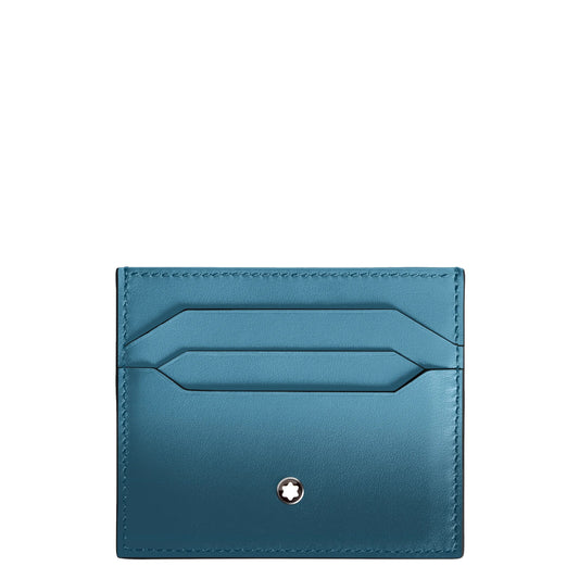 Montblanc Meisterstück 6cc Kaarthouder Gerookt Blauw 199268