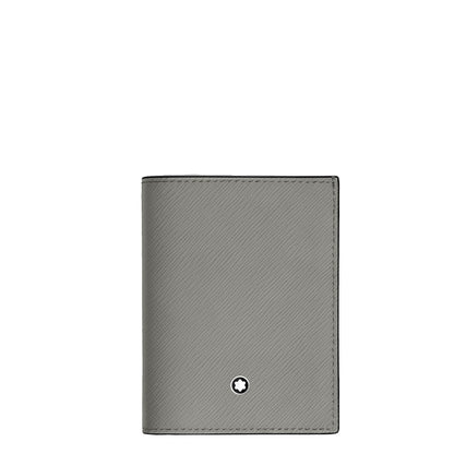 Montblanc mini portemonnee 4 vakken Sartorial middengrijs 199374