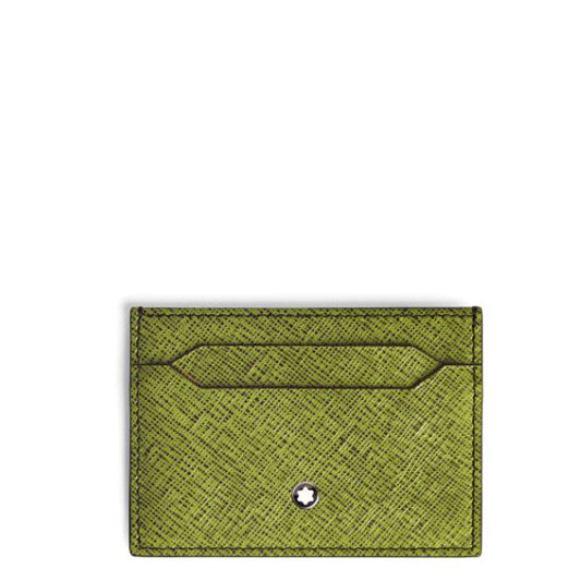 Montblanc Sartorial kaarthouder met 5 vakken, multi-lime/cassis 199388