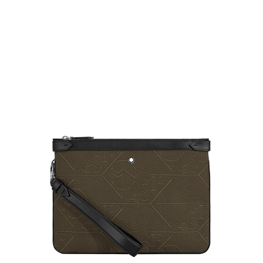 Montblanc clutch tas 4810 kaki groen 220262
