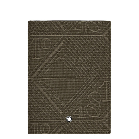 Montblanc paspoorthouder 4810 kaki groen 220265
