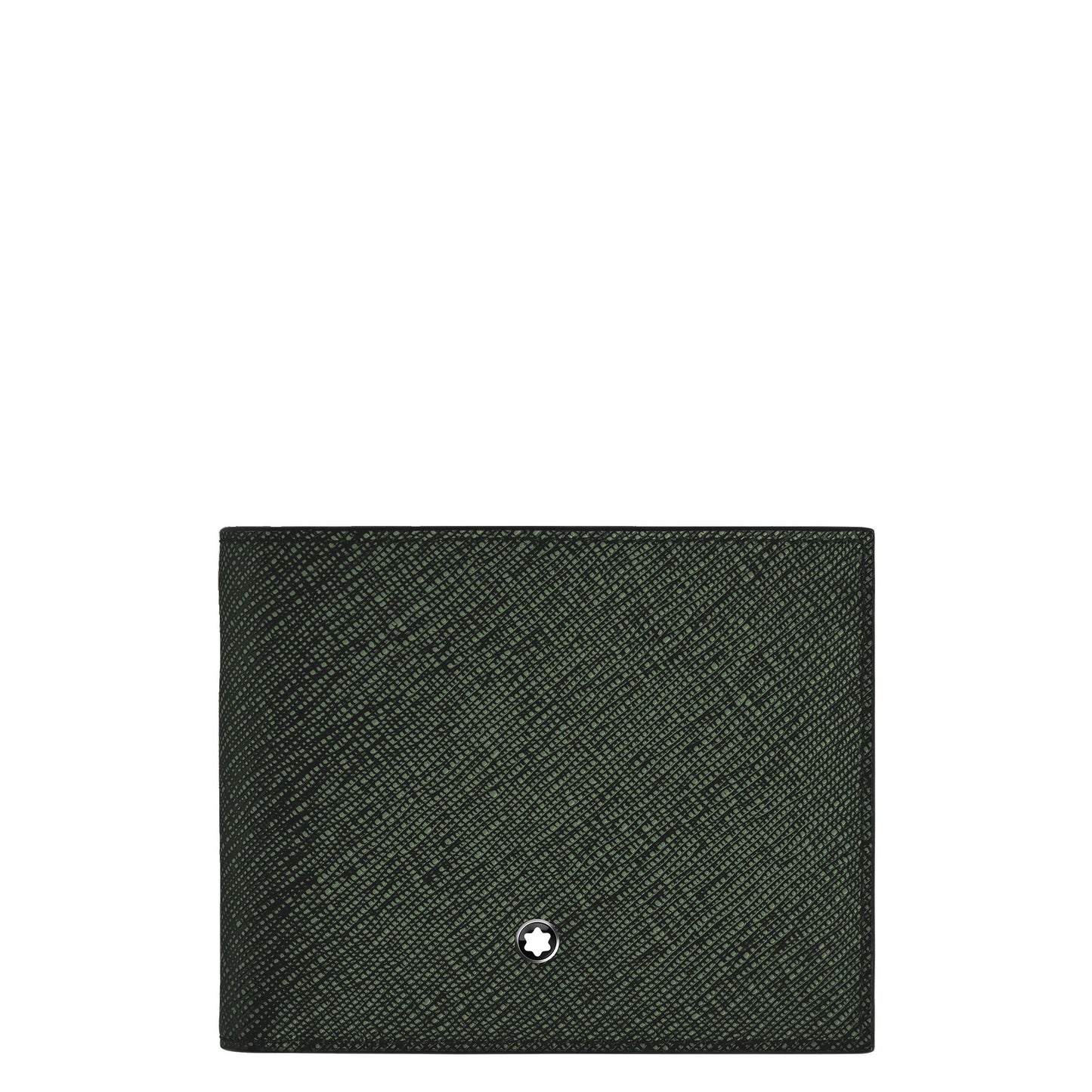 Montblanc portemonnee 6 vakken maatwerk tweed kaki 220385