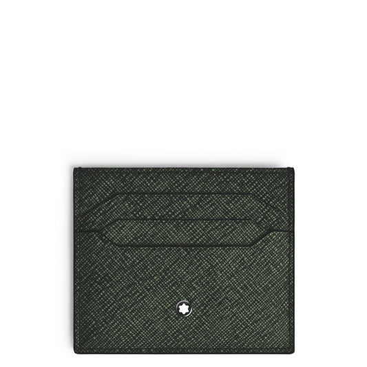 Montblanc kaarthouder 6 vakken maatwerk tweed kaki 220390