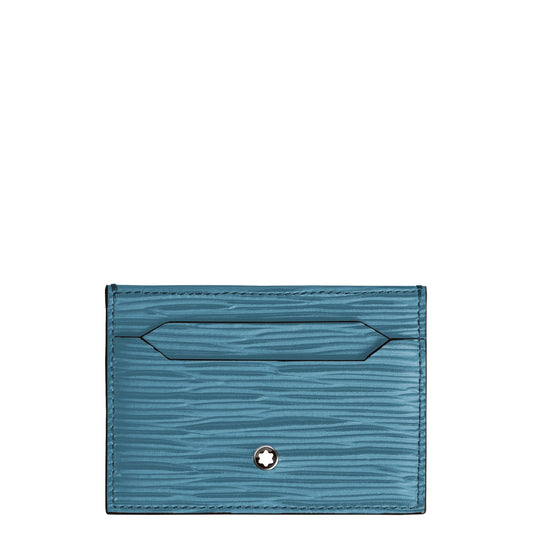 Montblanc kaarthouder 5 vakken 4810 Blu Fumé 199349