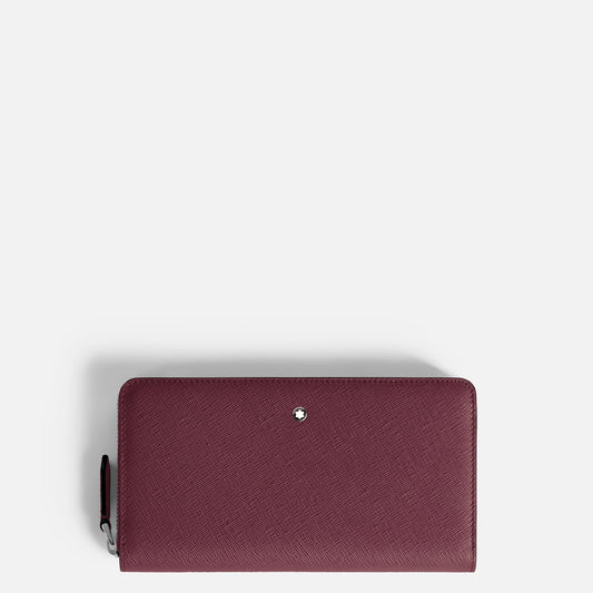 Montblanc Sartorial 12cc portemonnee met ritssluiting Cassis 199372