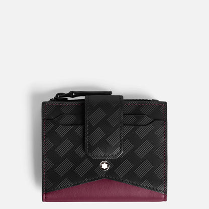 Montblanc portemonnee 6 vakken mini Extreme 3.0 zwart/cassis 199416