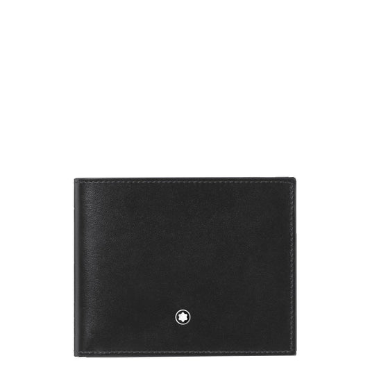 Montblanc Meisterstück Portemonnee 6 Vakken Zwart 198308