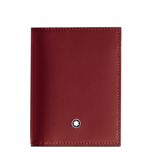 Montblanc creditcardhouder 4cc Meisterstück donker roest 198811