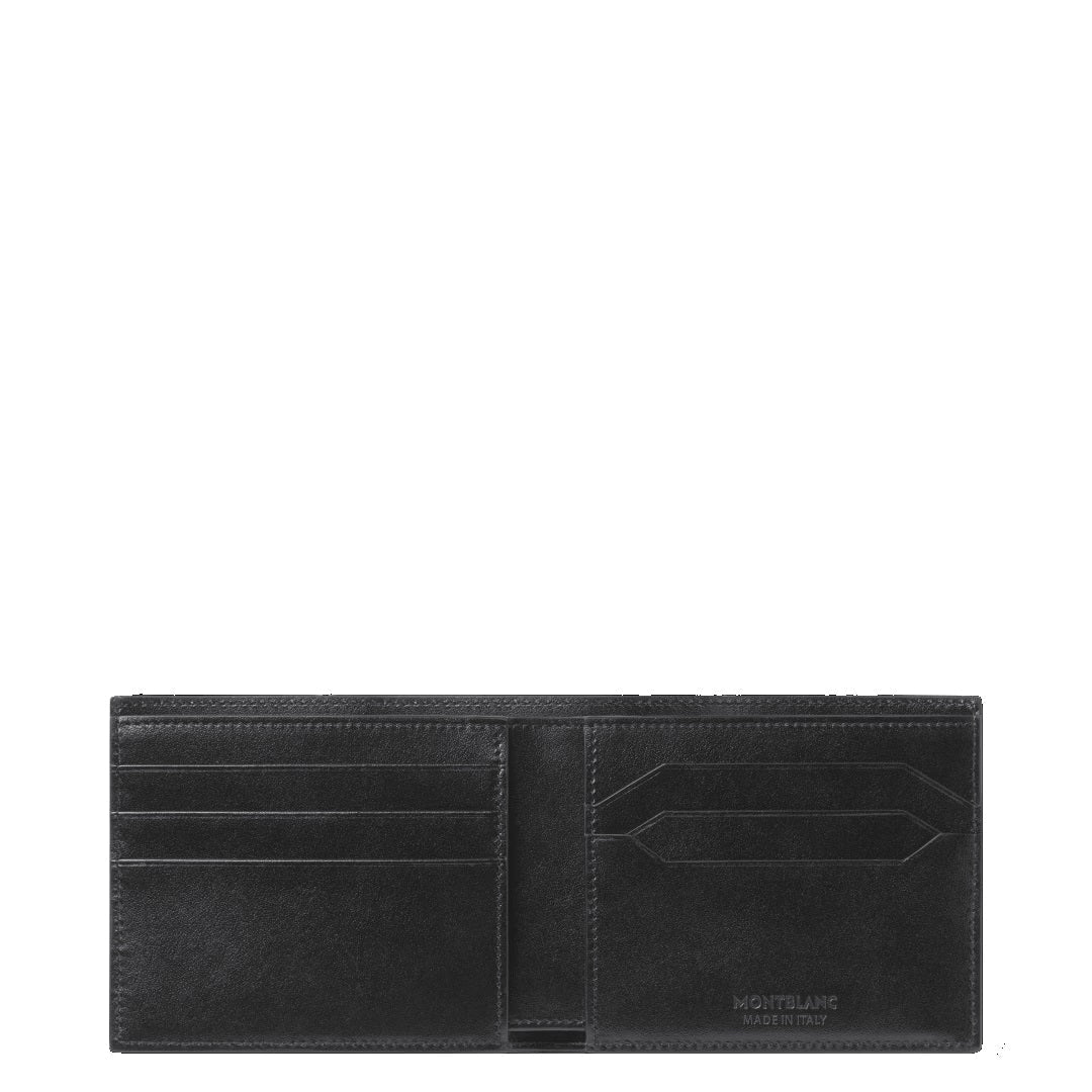 Montblanc portafoglio Meisterstück 6 scomparti nero 198308
