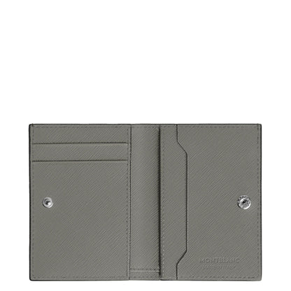 Montblanc mini portemonnee 4 vakken Sartorial middengrijs 199374