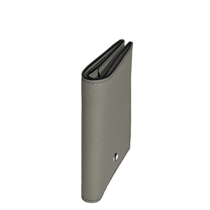 Montblanc mini portemonnee 4 vakken Sartorial middengrijs 199374