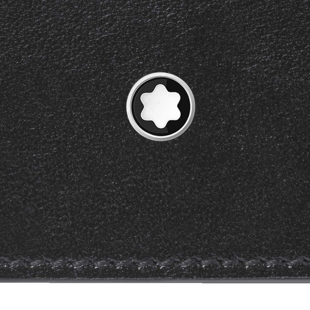 Montblanc Meisterstück Portemonnee 6cc met Geldclip Zwart 198313