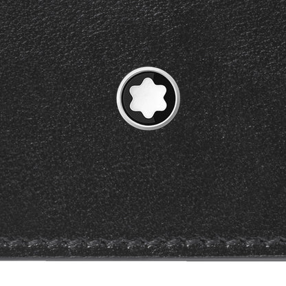 Montblanc Meisterstück Portemonnee 6cc met Geldclip Zwart 198313