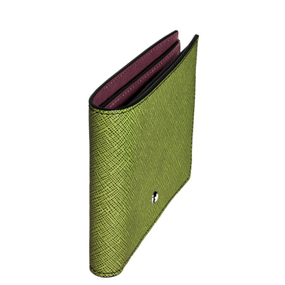 Montblanc Sartorial portemonnee met 8 vakken, multi-lime/cassis 199356