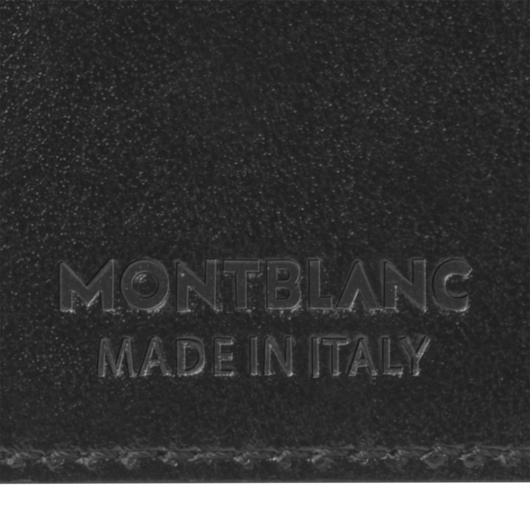 Montblanc Meisterstück Portemonnee 6cc met Geldclip Zwart 198313