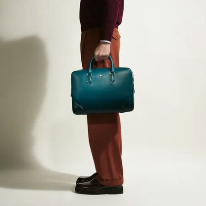 Montblanc documenthouder Meisterstück Cyprus blauw 198796