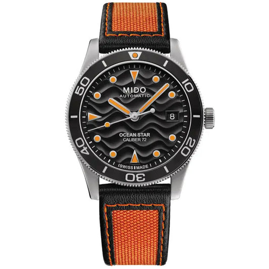 Mido Ocean Star 39 39mm Zwart Automatisch Stalen Horloge M026.907.17.051.00