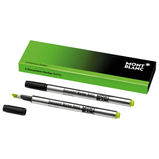 Montblanc 2 navullingen voor markeerstift Luminous Green documentmarker 128253