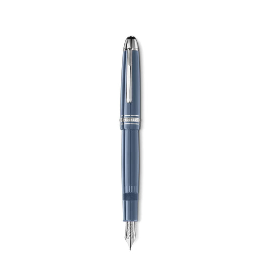 Montblanc vulpen Meisterstück Glacier LeGrand blauw punt M 129393