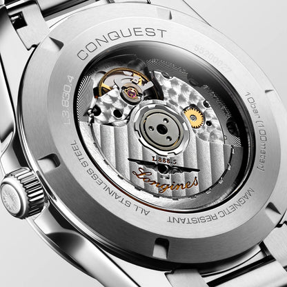 Longines horloge Conquest 2023 41mm groen staal automatisch L3.830.4.02.6