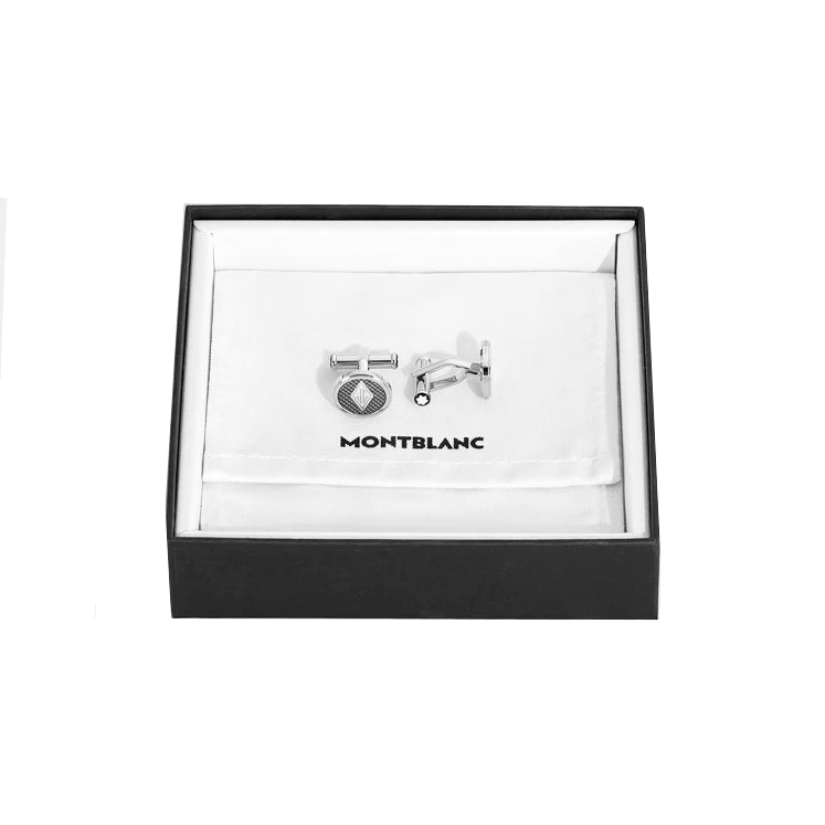 Montblanc manchetknopen Great Characters Hommage aan The Great Gatsby staal 132981