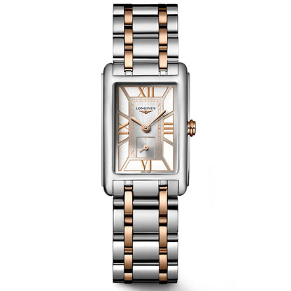Longines horloge DolceVita 20,8x32mm wit quartz staal L5.255.5.75.7