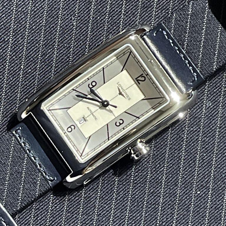 Longines horloge Dolcevita 27x43mm zilver automatisch staal L5.757.4.73.8