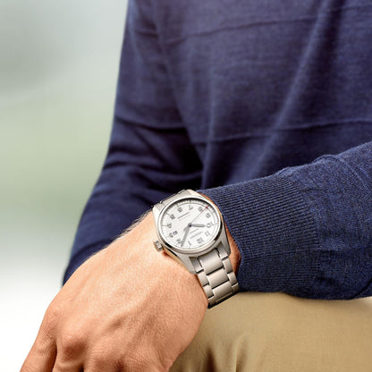 Longines horloge Longines Spirit 42mm zilver automatisch staal L3.811.4.73.6