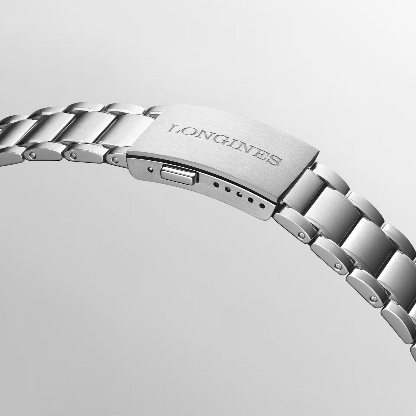 Longines horloge Longines Spirit Flyback 42mm blauw automatisch staal L3.821.4.93.6