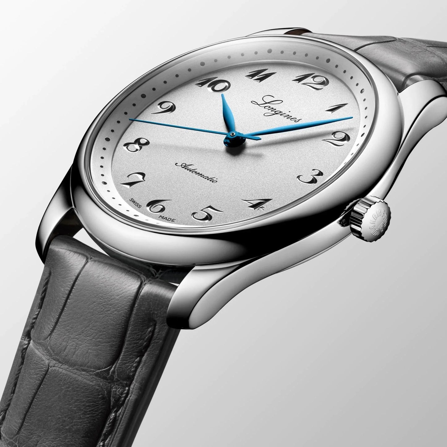 Longines orologio Master Collection 190th Anniversary 40mm argento automatico acciaio L2.793.4.73.2
