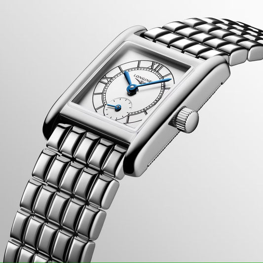 Longines horloge Mini Dolcevita 21,5x29mm zilver quartz staal L5.200.4.75.6